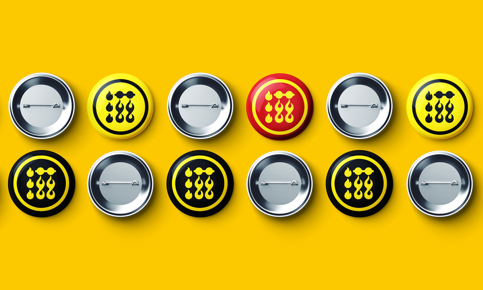 餐飲品牌胸章設(shè)計